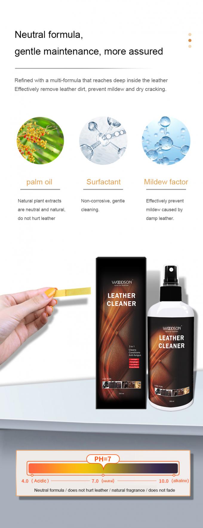 Smooth Leather Sofa Care Kit Leather Cleaner and Nourisher Premium Smooth Leather Furniture Cleaning Kit Complete Care for Smooth Leather Sofas, Chairs, and Upholstery 3
