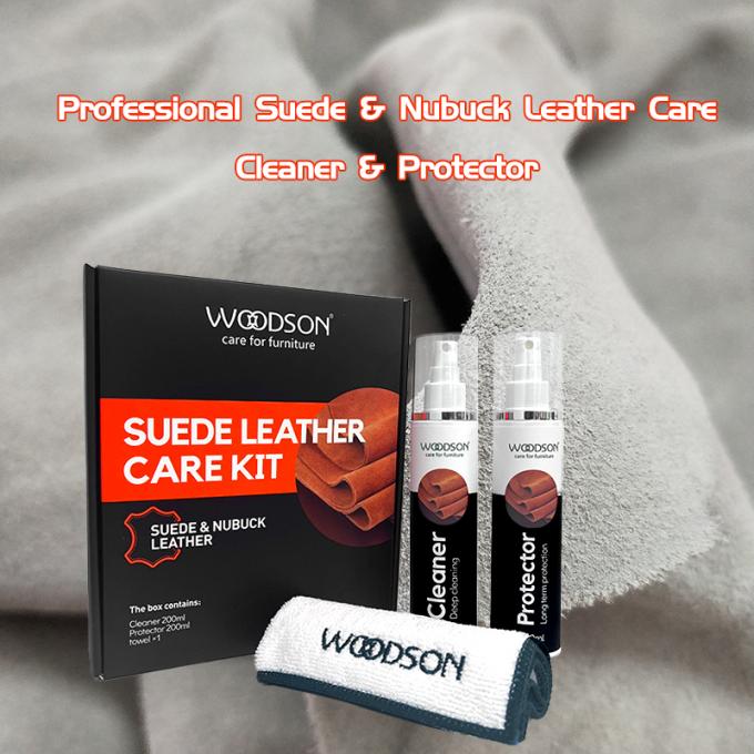 Nubuck & Suede Leather Sofa Care Kit Suede Cleaner Spray and Protector Eco-friendly Suede and Nubuck Cleaner Kit 0