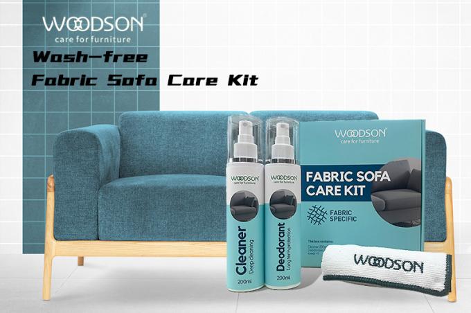 Fabric Furniture Care Kit Car Seat White Fabric Sofas Cleaner Soap Liquid Spray Fabric Cleaner and Deodorant 0