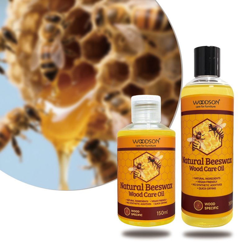 Wood Furniture Care Beeswax Long-Lasting Moisturizing Reproduces Warm and Glossy Natural Beeswax Wood Wax Oil Protector 150ml
