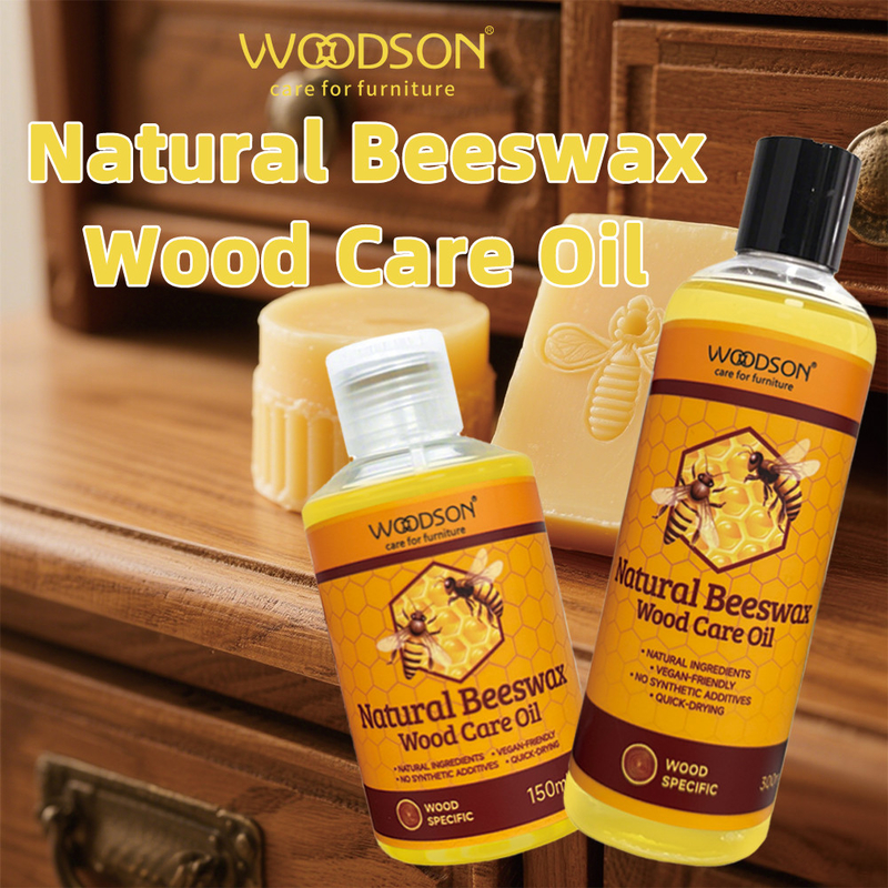 Wood Furniture Care Beeswax Long-Lasting Moisturizing Reproduces Warm and Glossy Natural Beeswax Wood Wax Oil Protector 150ml